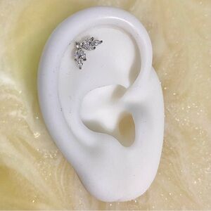 Elegant Silver Leaf Earrings